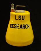 Photo: A yellow LSU Research bouy